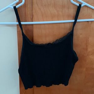 black tank top